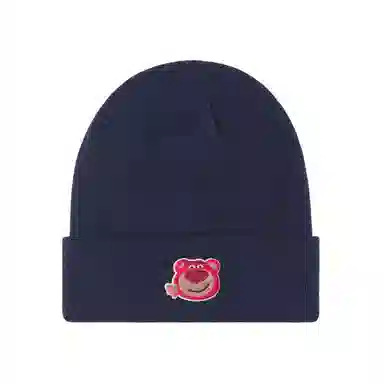 Disney Strawberry Bear Knit Hat Black