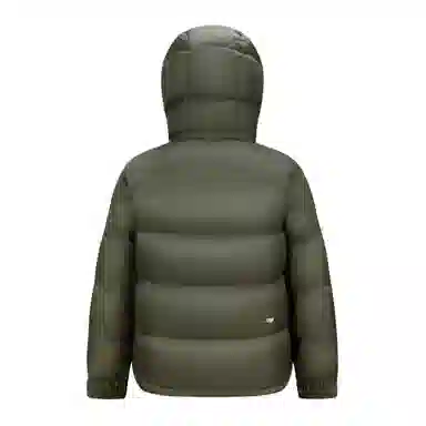 鸭鸭 加厚高蓬松舒适保暖短款面包羽绒服 男女同款 黑色