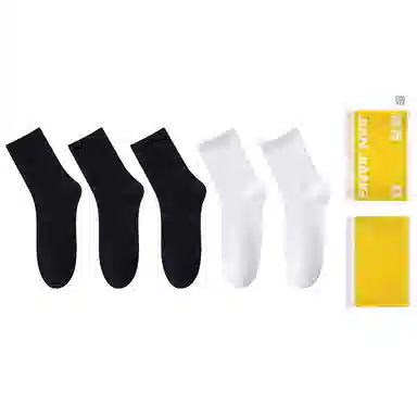 健将 防臭抑菌袜莫兰迪色系百搭休闲棉袜中筒袜 女款 礼袋组合装