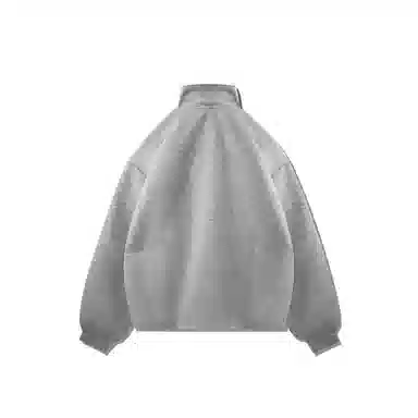 我是大卫 日系立领半拉链潮牌宽松休闲卫衣 男女同款