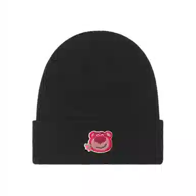 Disney Strawberry Bear Knit Hat Black
