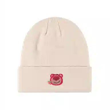 Disney Strawberry Bear Knit Hat Black