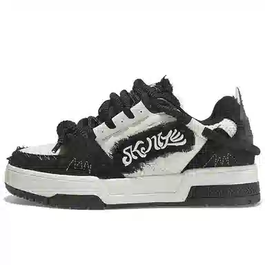 SK.TRIP Burgundy Low Sneakers