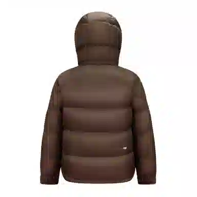 鸭鸭 加厚高蓬松舒适保暖短款面包羽绒服 男女同款 黑色