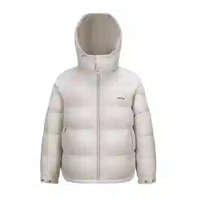 鸭鸭 加厚高蓬松舒适保暖短款面包羽绒服 男女同款 黑色