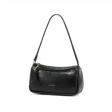 TUCANO Small PU Shoulder Bag Black Gray