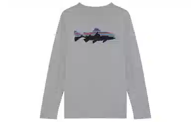 patagonia Men's Long-Sleeved Capilene Cool Daily Fish Graphic Shirt C1T