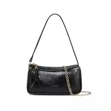 TUCANO Small PU Shoulder Bag Black Gray