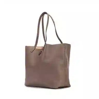 Tory Burch McGraw Tote Silver Maple