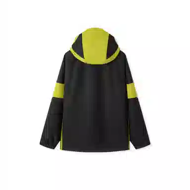 森马 防风防雨拼接连帽宽松拉链夹克外套 男款