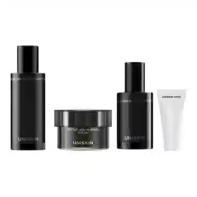 优时颜 黑引力精华乳护肤套装 舒缓紧致 四件套