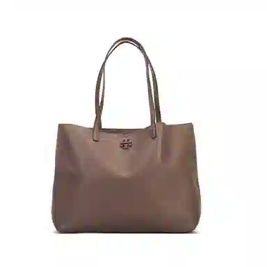 Tory Burch McGraw Tote Silver Maple