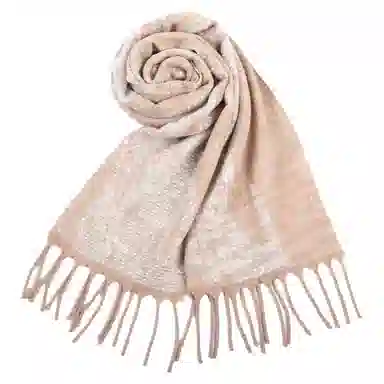 红豆 保暖加厚时尚百搭 羊毛 绒线围巾 女款