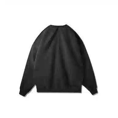 我是大卫 港风复古宽松圆领休闲纯色百搭长袖卫衣 男女同款