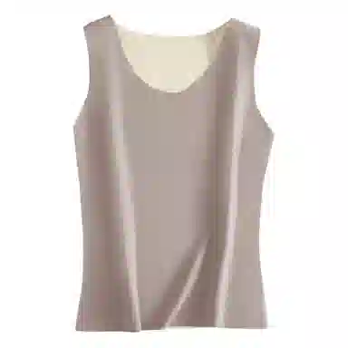 二三二三 纯色无痕自发热打底内搭保暖上装 女款