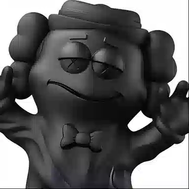 KAWS Cereal MonstersBoo Berry 30cm