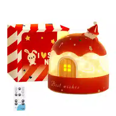 益米 圣诞小夜灯投影星空灯 半睡灯氛围感 可爱创意多主题可换 玩具 送男女生朋友