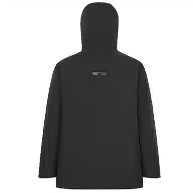 高梵 黑金休闲百搭舒适中长款羽绒服 男款 黑色