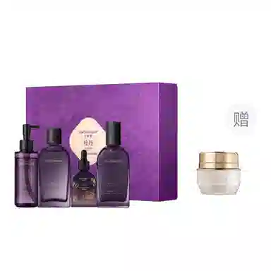 花皙蔻 菁纯牡丹凝时鲜颜护肤套装 紧致补水淡化细纹 四件套