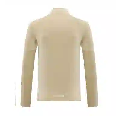 浪莎 跑步训练半拉链弹力速干立领打底衫长袖健身衣 男款