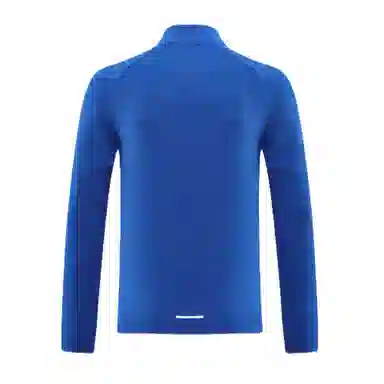 浪莎 跑步训练半拉链弹力速干立领打底衫长袖健身衣 男款