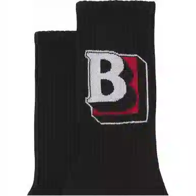 Burberry Logo Embroidered Socks