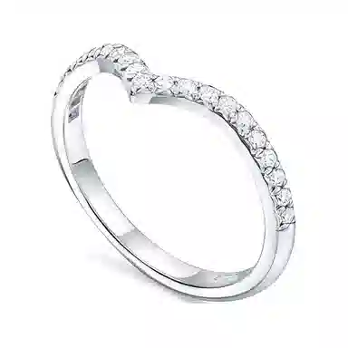Tiffany & Co. V Shape Diamond Ring