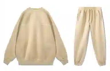 我是大卫 潮牌圆领宽松韩版潮流休闲九分束脚卫裤卫衣套装 男女同款