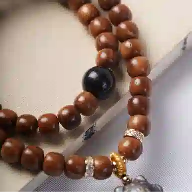 書卓 【顺丰包邮】双圈轻奢精致 念珠款搭配 无相佛#好运 库克 手串 男女同款情侣款