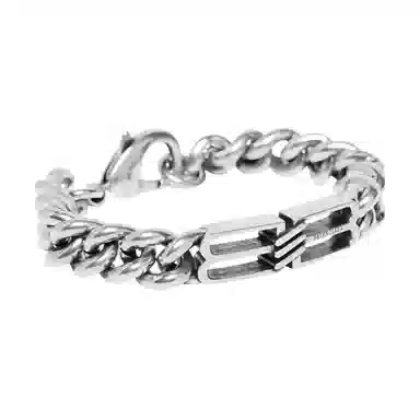 Balenciaga BB Icon Bracelet Silver