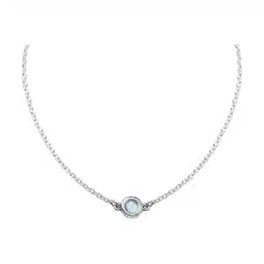 Tiffany & Co. Elsa Peretti Silver Aquamarine Bracelet