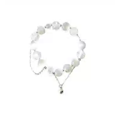 星珍思 铃铛弯月 新中式国潮小众设计清冷高级感梦幻铃铛月亮串珠手饰 气质百搭立体月牙 琉璃 手串 女款