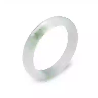 【玉手镯送人】 吉瑶 青山黛翠玉 贵妃平安镯 天然飘花 雪翠 新中式经典国风 汉服旗袍玉镯女生 清冷优雅 高级感  天山翠 手镯 女款