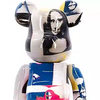 BE@RBRICK Andy Warhol Double Mona Lisa