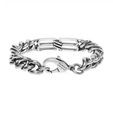 Balenciaga BB Icon Bracelet Silver