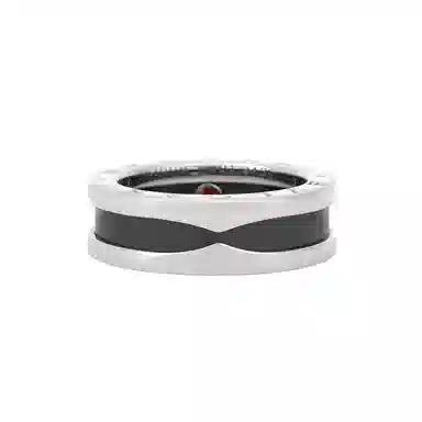 BVLGARI Save the Children Silver Black Ring