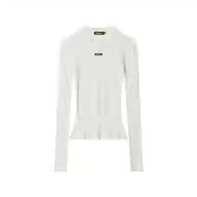 水中花 纯色修身套头打底针织衫 女款