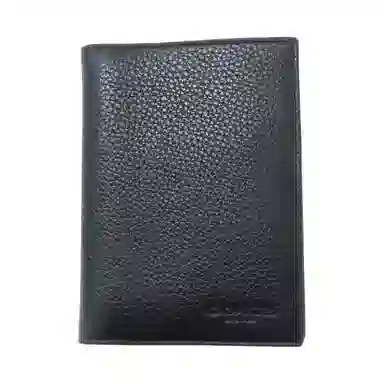 Coach Classic Logo Leather Card Case Small Black