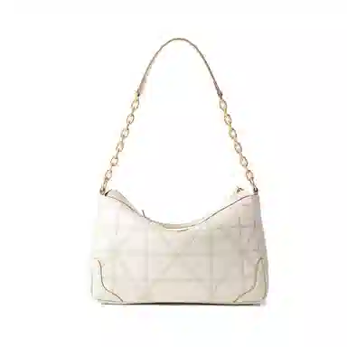 梦特娇 法式松弛小香风时尚简约 羊皮 腋下包斜挎包单肩包 常规 女款 岩石灰/橡果色/椰奶白/黑色