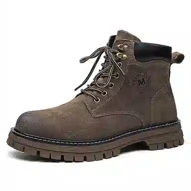 猪皮 加绒保暖舒适潮流百搭户外美式高街风格 马丁靴 男款