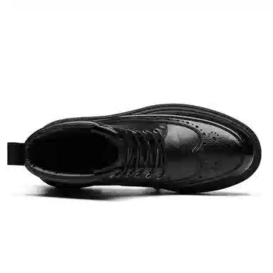 Playboy Brogue Leather Boots