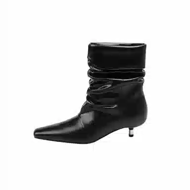 子骁 牛反绒 复古个性时髦 气质慵懒百搭 短靴 女款