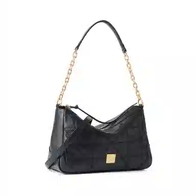 梦特娇 法式松弛小香风时尚简约 羊皮 腋下包斜挎包单肩包 常规 女款 岩石灰/橡果色/椰奶白/黑色