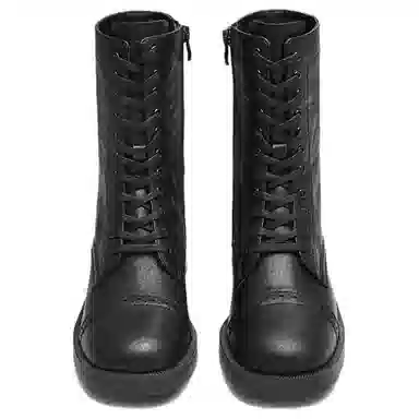 他她 时尚潮流休闲百搭 马丁靴 女款 黑色