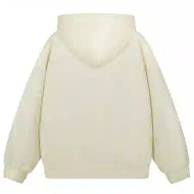 大卫贝肯 品牌字母简约基础款美式潮流休闲宽松连帽卫衣 男女同款 浅灰