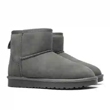 牛反绒 保暖耐磨防滑 时尚舒适百搭气质通勤 短筒 雪地靴 男女同款