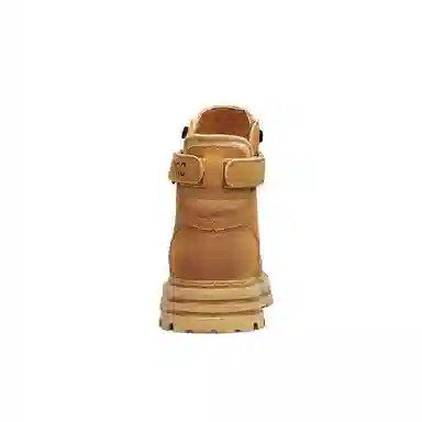 季公羊 牛剖层革 百搭通勤潮流 短筒 马丁靴 男女同款