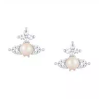 Vivienne Westwood Feodora Earrings Silver