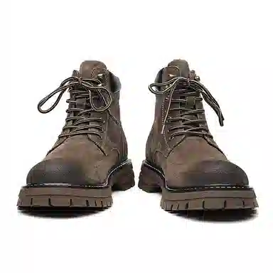 猪皮 加绒保暖舒适潮流百搭户外美式高街风格 马丁靴 男款