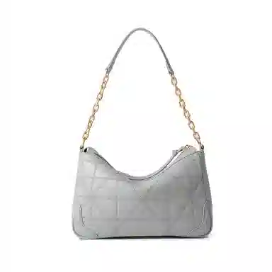 梦特娇 法式松弛小香风时尚简约 羊皮 腋下包斜挎包单肩包 常规 女款 岩石灰/橡果色/椰奶白/黑色